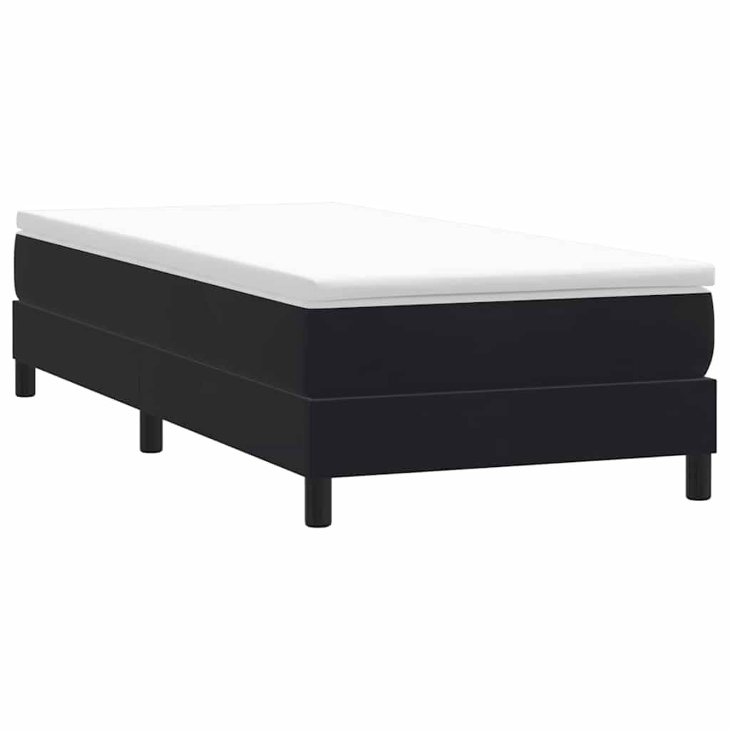 vidaXL Boxspringbett ohne Matratze Schwarz 100x210 cm Samt