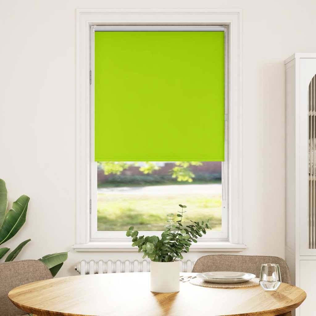 vidaXL Verdunkelungsrollo Grün 80x130 cm Stoffbreite 75,7 cm Polyester