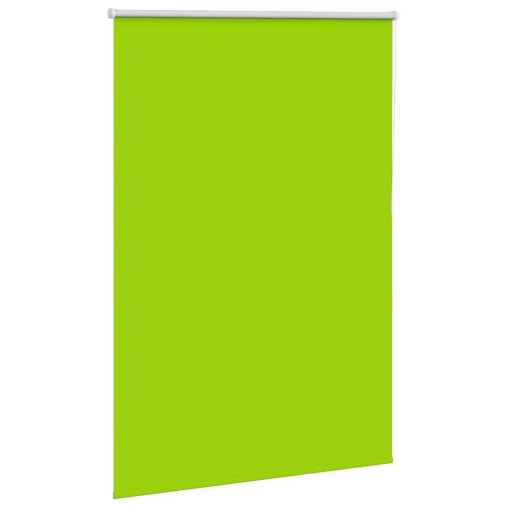 vidaXL Verdunkelungsrollo Grün 100x130 cm Stoffbreite 95,7cm Polyester