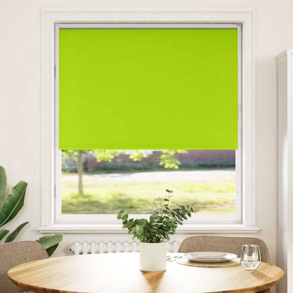 vidaXL Verdunkelungsrollo Grün 115x175cm Stoffbreite 110,7cm Polyester
