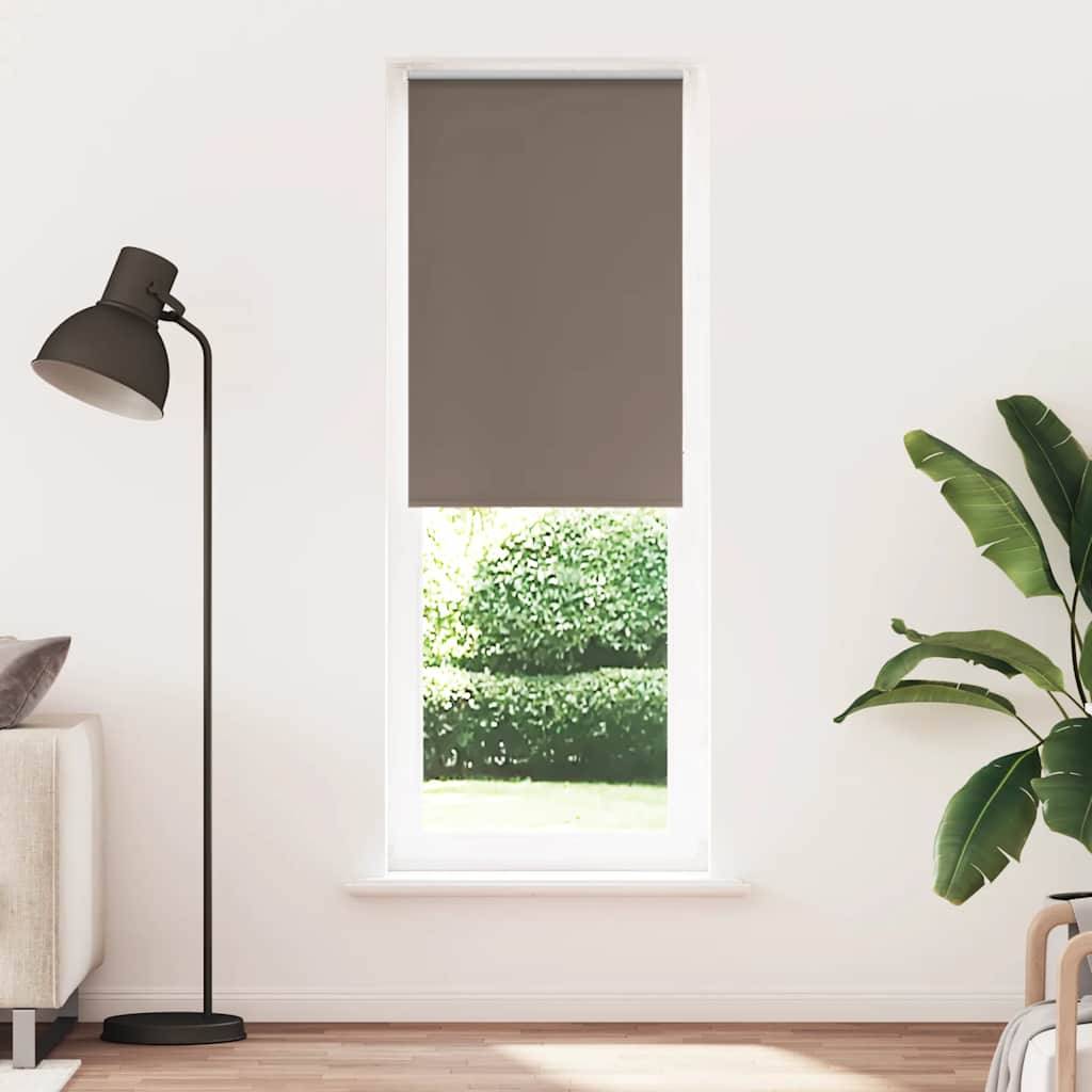 vidaXL Verdunkelungsrollo Kaffeebraun 75x210cm Stoffbreite 70,7 cm