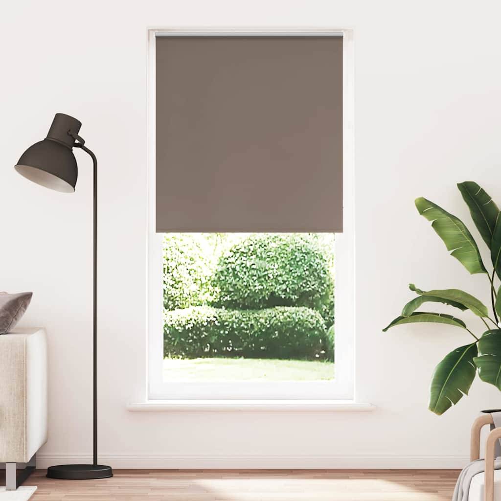 vidaXL Verdunkelungsrollo Kaffeebraun 110x210 cm Stoffbreite 105,7 cm