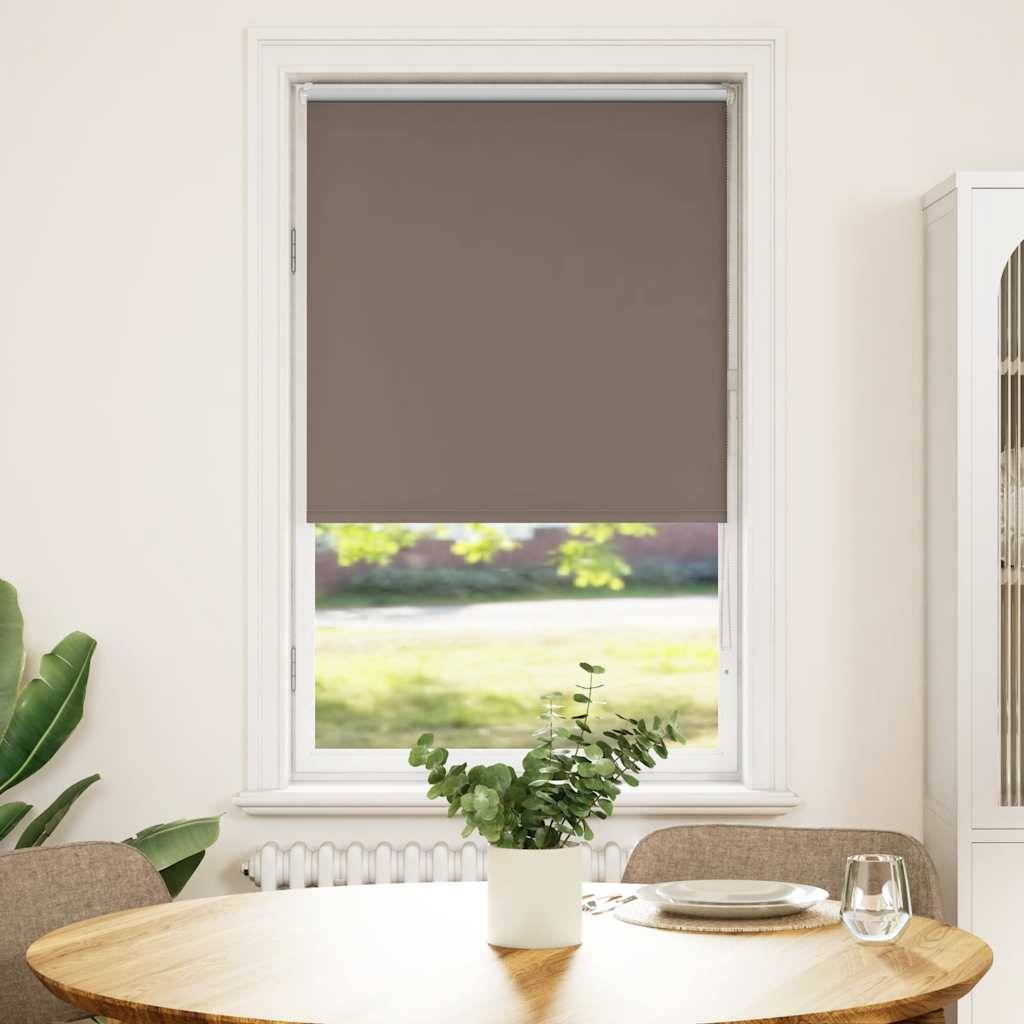 vidaXL Verdunkelungsrollo Kaffeebraun 75x130cm Stoffbreite 70,7 cm