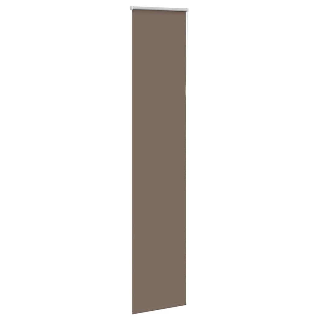vidaXL Verdunkelungsrollo Kaffeebraun 55x230 cm Stoffbreite 50,7 cm