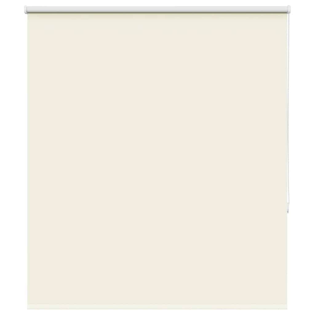vidaXL Verdunkelungsrollo Cremeweiß 125x130cm Stoffbreite 121,6cm