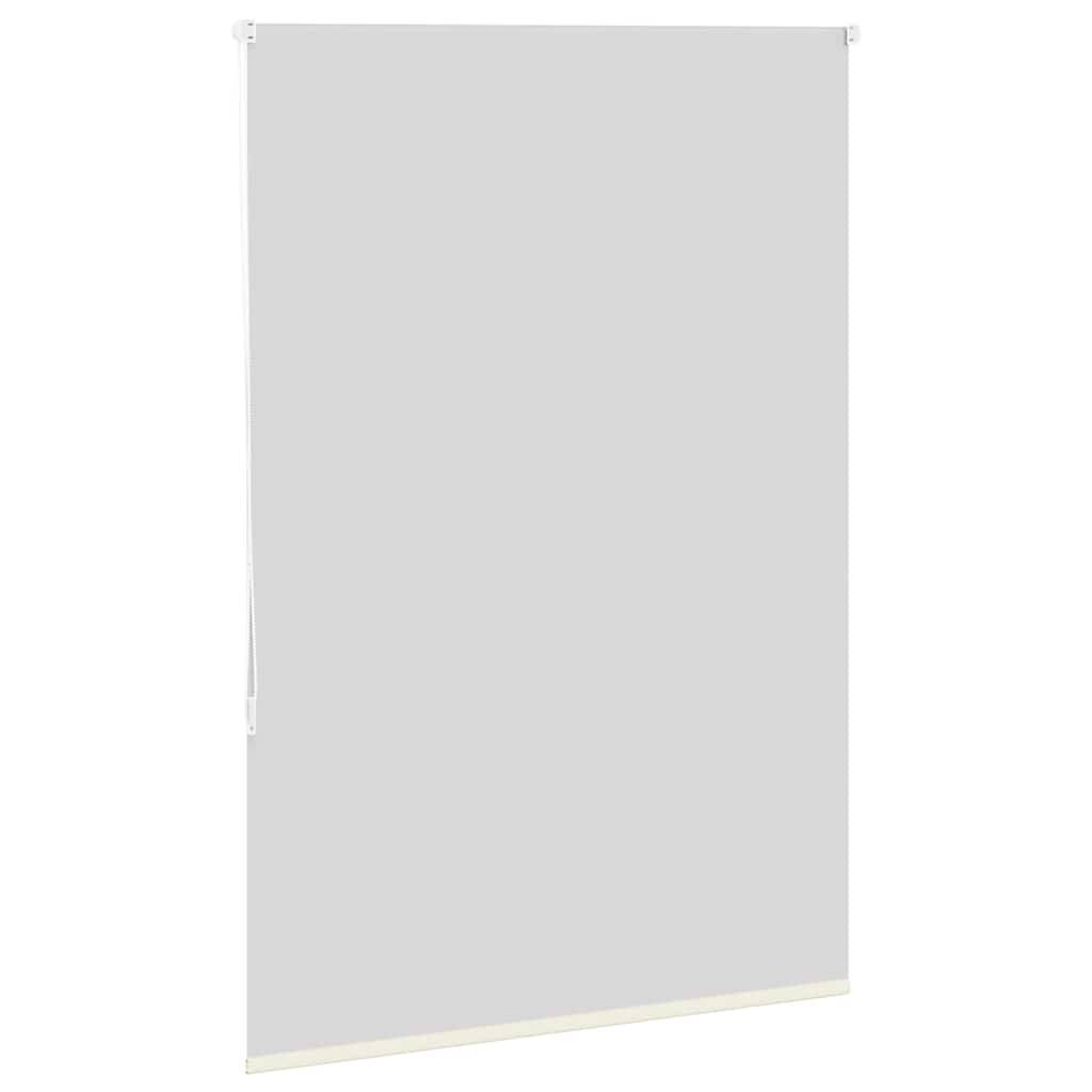 vidaXL Verdunkelungsrollo Cremeweiß 110x130cm Stoffbreite 105,7cm