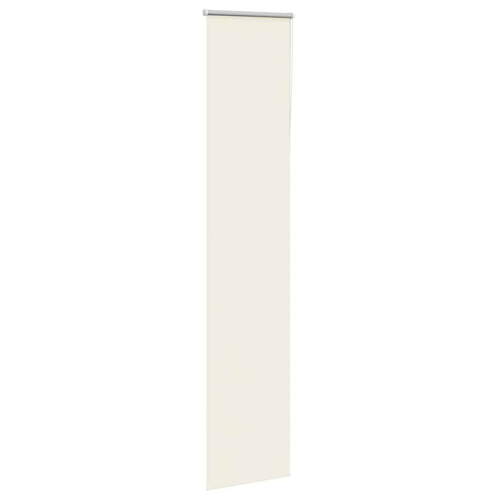 vidaXL Verdunkelungsrollo Cremeweiß 55x210cm Stoffbreite 50,7 cm