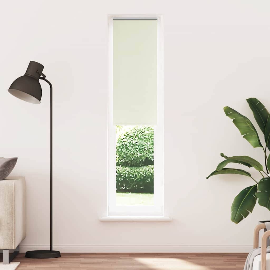 vidaXL Verdunkelungsrollo Cremeweiß 55x210cm Stoffbreite 50,7 cm