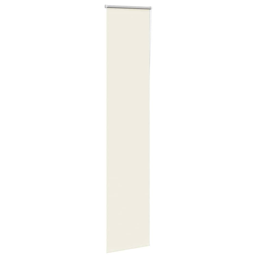 vidaXL Verdunkelungsrollo Cremeweiß 50x230cm Stoffbreite 45,7 cm