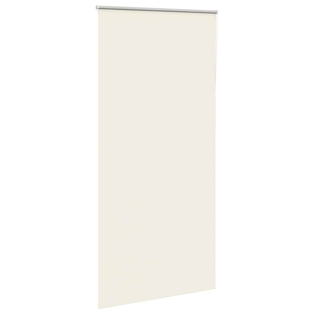 vidaXL Verdunkelungsrollo Cremeweiß 110x230cm Stoffbreite 105,7cm