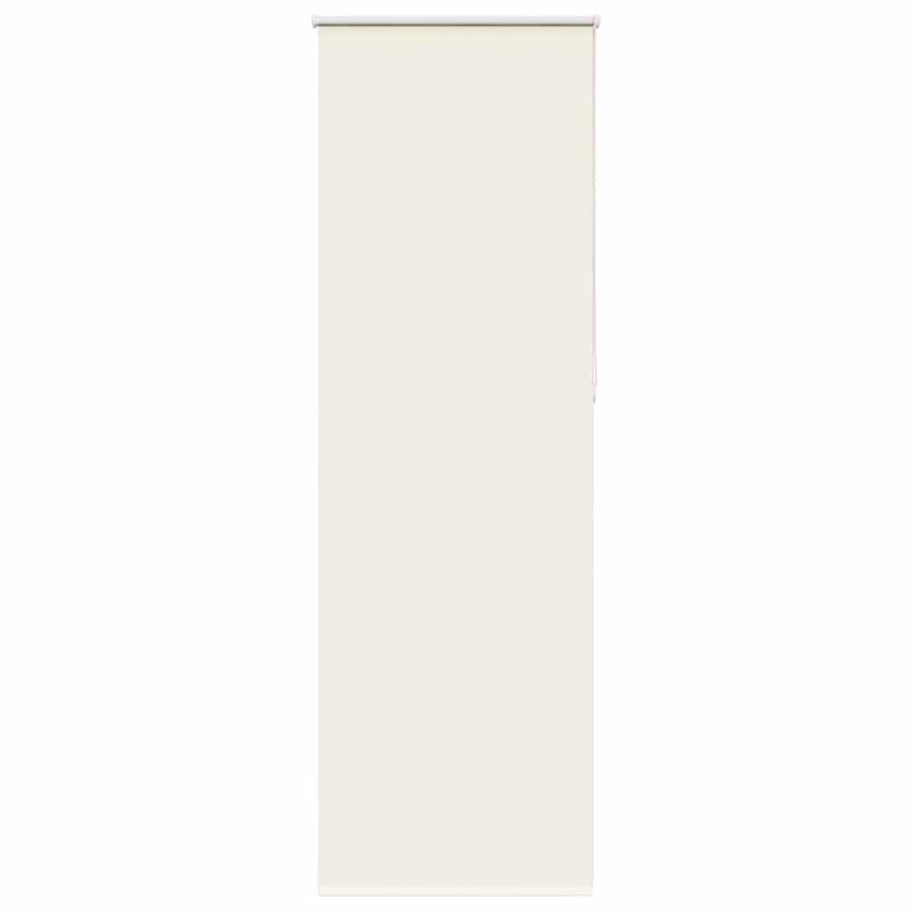 vidaXL Verdunkelungsrollo Cremeweiß 85x230cm Stoffbreite 80,7 cm