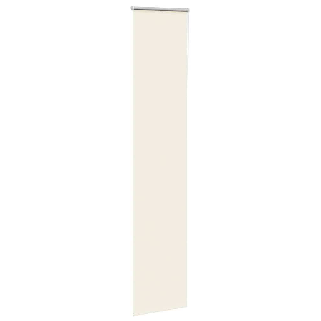 vidaXL Verdunkelungsrollo Cremeweiß 50x210cm Stoffbreite 45,7 cm