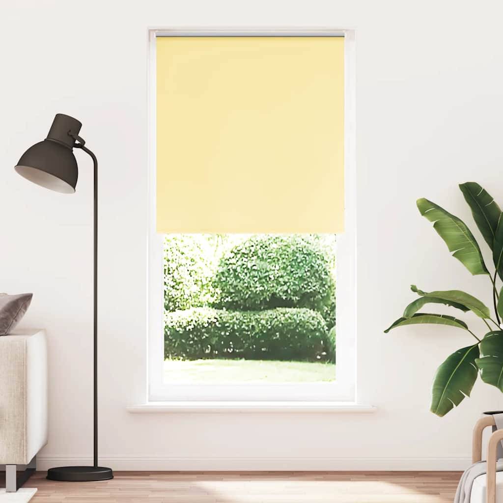vidaXL Verdunkelungsrollo Gelb 105x230cm Stoffbreite 100,7cm Polyester
