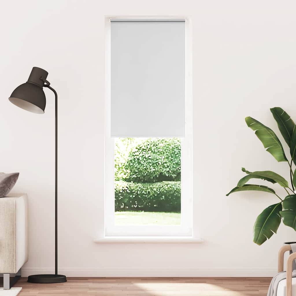 vidaXL Verdunkelungsrollo Weiß 85x230cm Stoffbreite 80,7 cm Polyester
