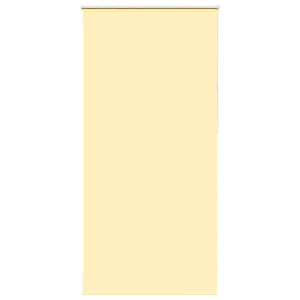 vidaXL Verdunkelungsrollo Gelb 95x230 cm Stoffbreite 90,7 cm Polyester