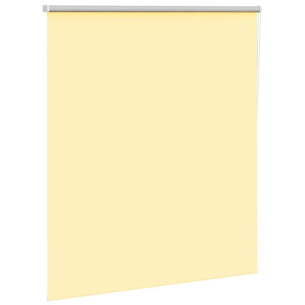 vidaXL Verdunkelungsrollo Gelb 140x175cm Stoffbreite 136,6cm Polyester