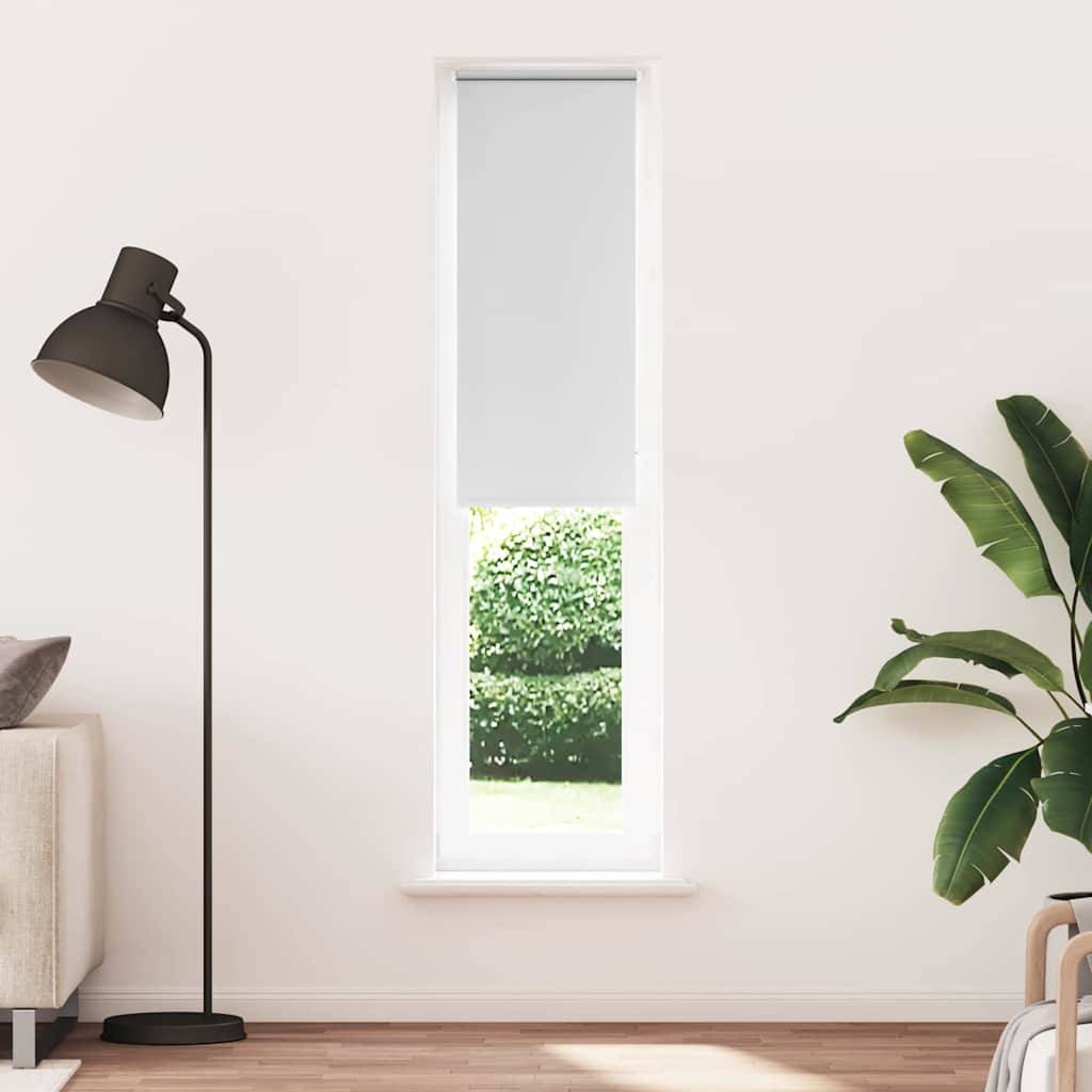 vidaXL Verdunkelungsrollo Weiß 50x230cm Stoffbreite 45,7 cm Polyester