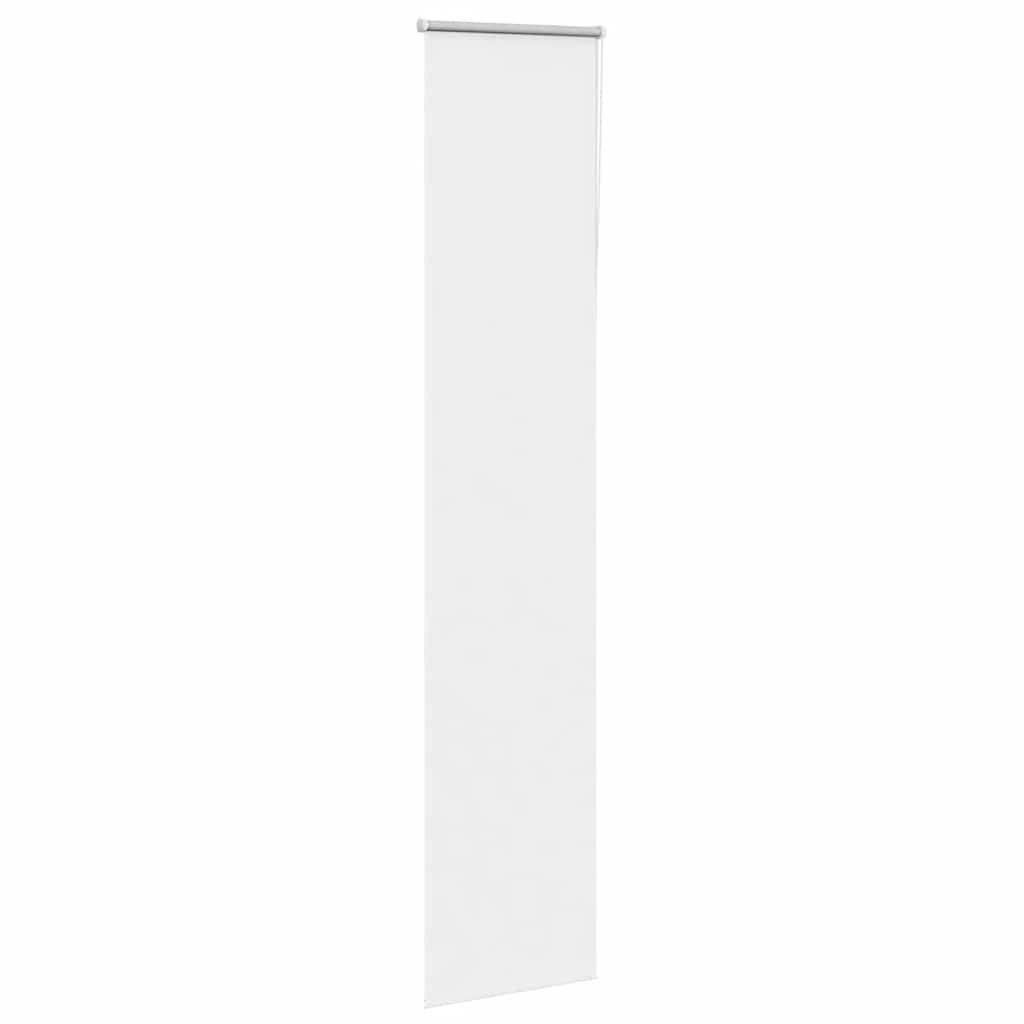 vidaXL Verdunkelungsrollo Weiß 40x210cm Stoffbreite 35,7 cm Polyester