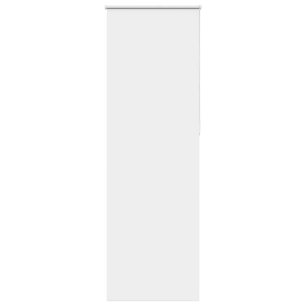 vidaXL Verdunkelungsrollo Weiß 80x230cm Stoffbreite 75,7 cm Polyester