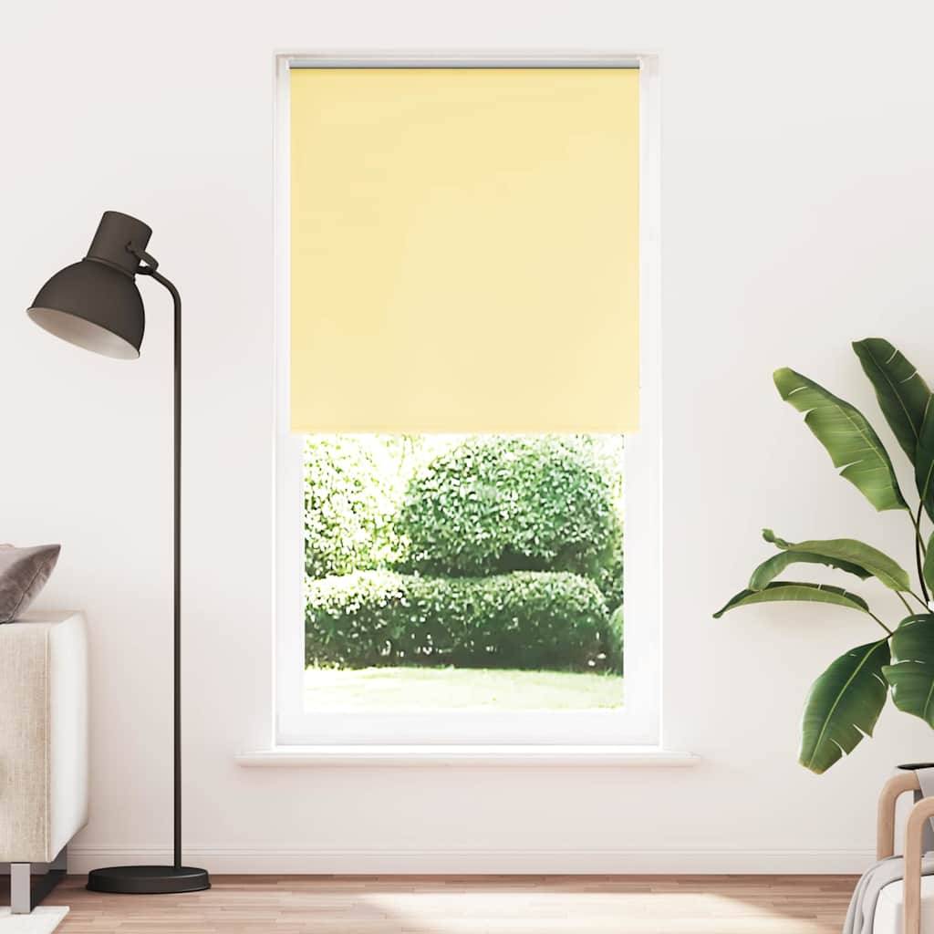 vidaXL Verdunkelungsrollo Gelb 90x230 cm Stoffbreite 85,7 cm Polyester