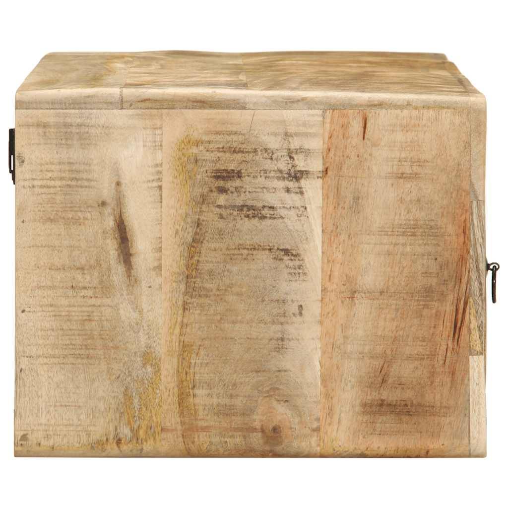 vidaXL TV-Wandschrank 100x32x25 cm Raues Massivholz Mango