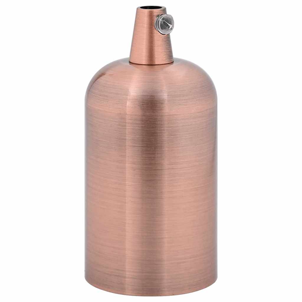 vidaXL Lampenfassungen 2 Stk. Rot-Bronze E27