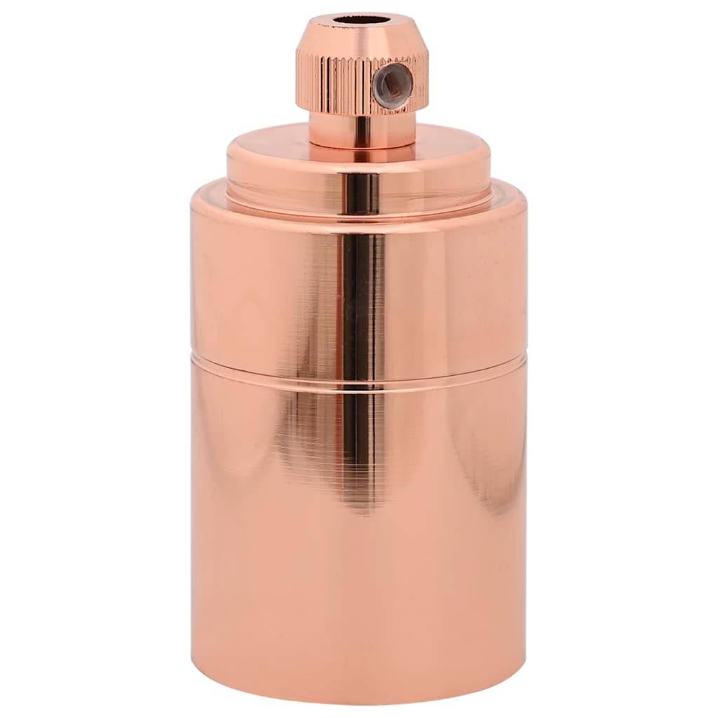vidaXL Lampenfassungen 2 Stk. Rosegold E27