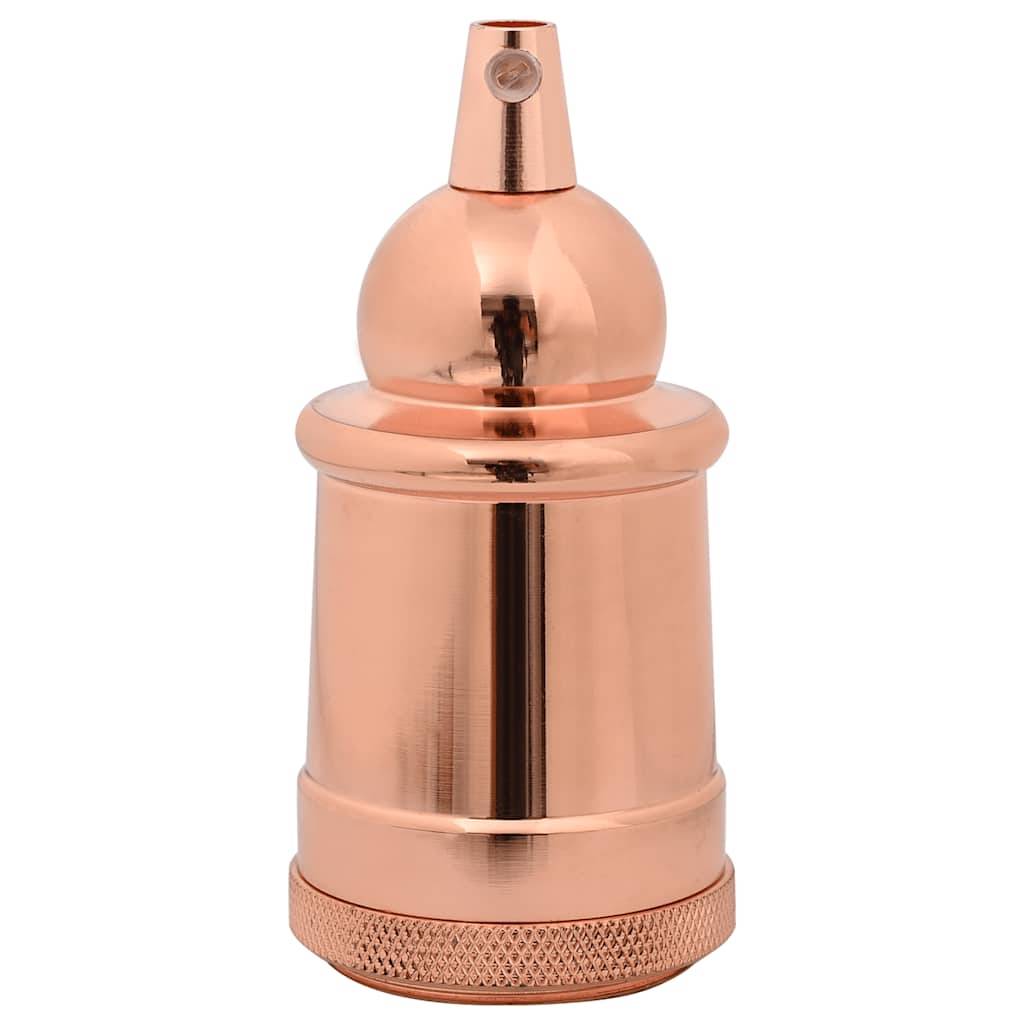 vidaXL Lampenfassungen 2 Stk. Rosegold E27