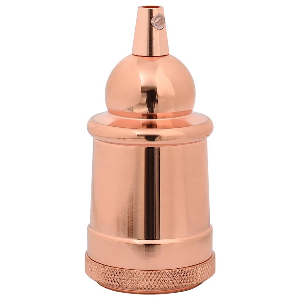 vidaXL Lampenfassungen 2 Stk. Rosegold E27