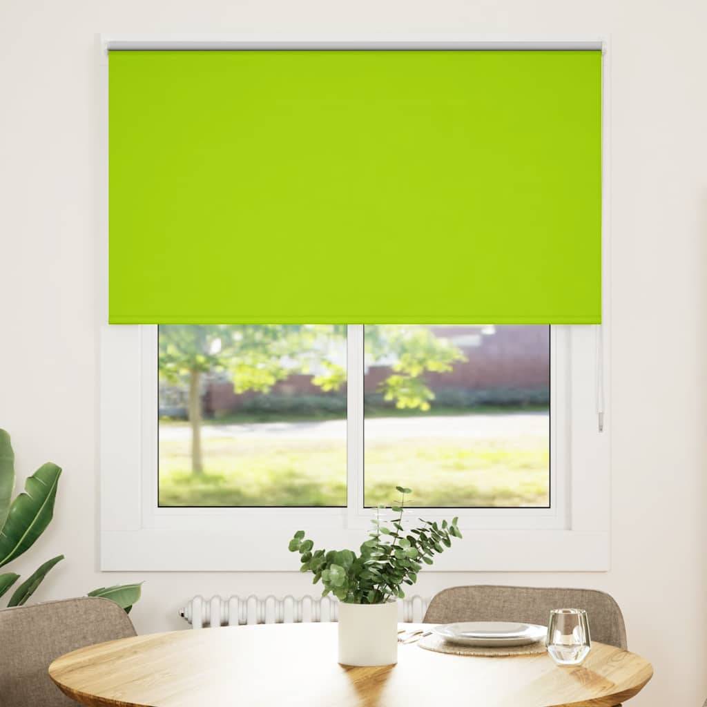 vidaXL Verdunkelungsrollo Grün 135x130cm Stoffbreite 131,6cm Polyester