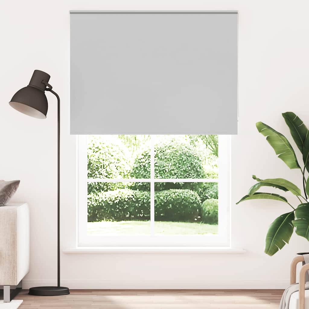 vidaXL Verdunkelungsrollo Hellgrau 160x230cm Stoffbreite 156,6cm