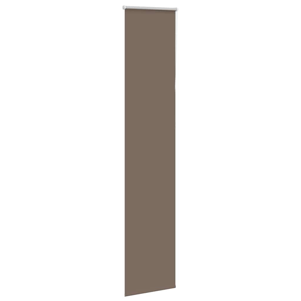vidaXL Verdunkelungsrollo Kaffeebraun 40x230 cm Stoffbreite 35,7 cm