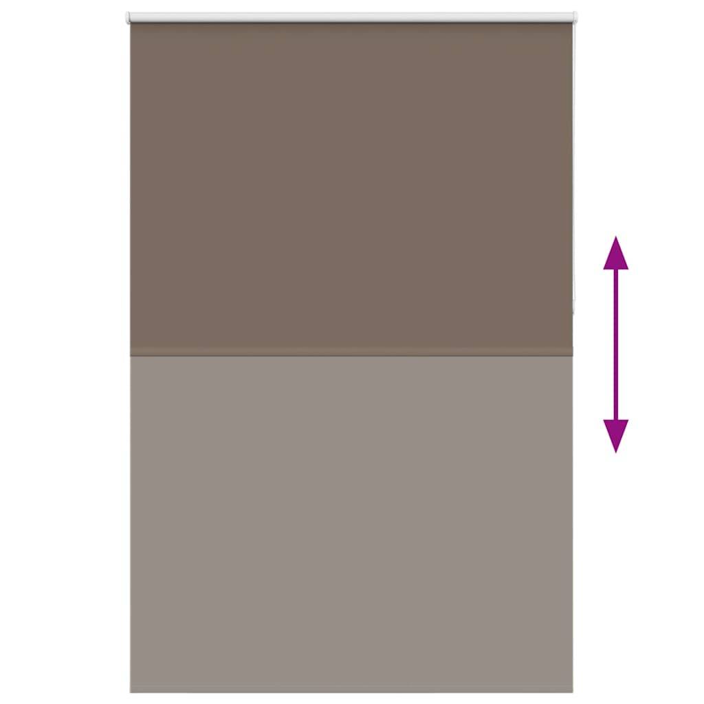 vidaXL Verdunkelungsrollo Kaffeebraun 155x230cm Stoffbreite 151,6cm