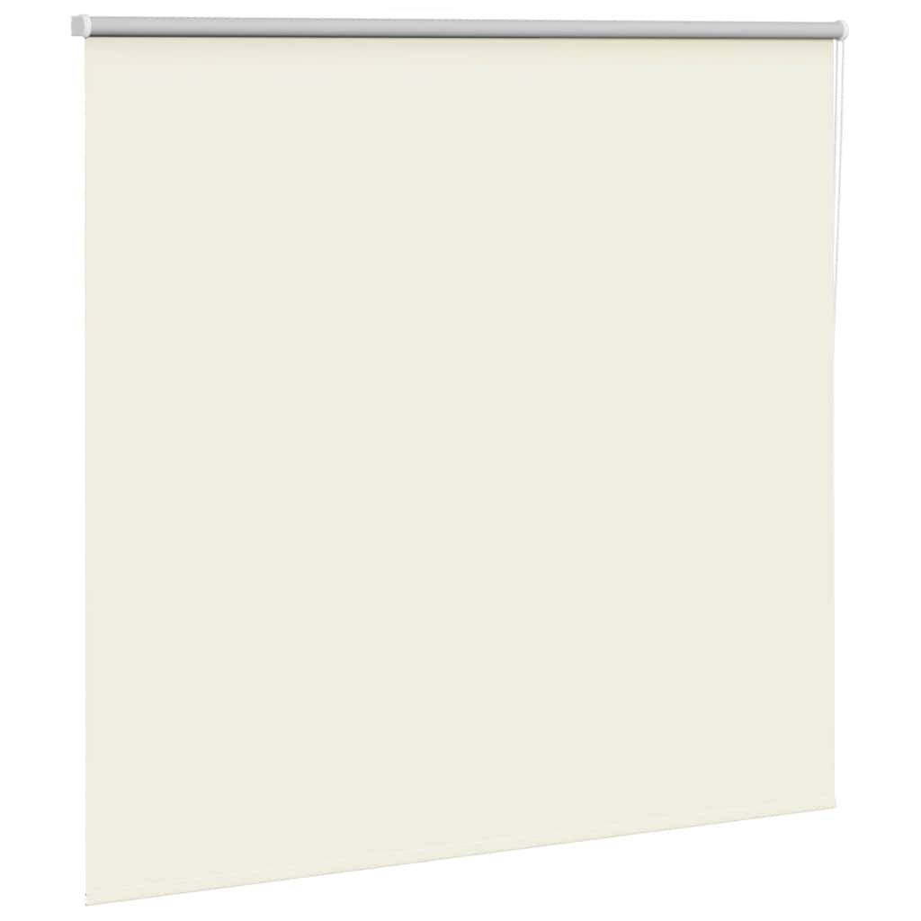 vidaXL Verdunkelungsrollo Cremeweiß 145x130cm Stoffbreite 141,6cm