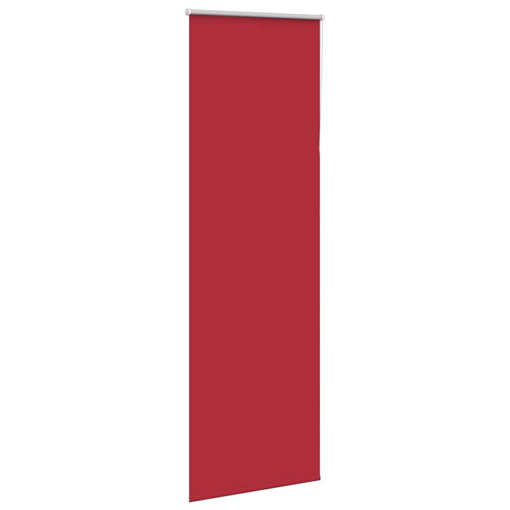 vidaXL Verdunkelungsrollo Rot 85x230 cm Stoffbreite 80,7 cm Polyester