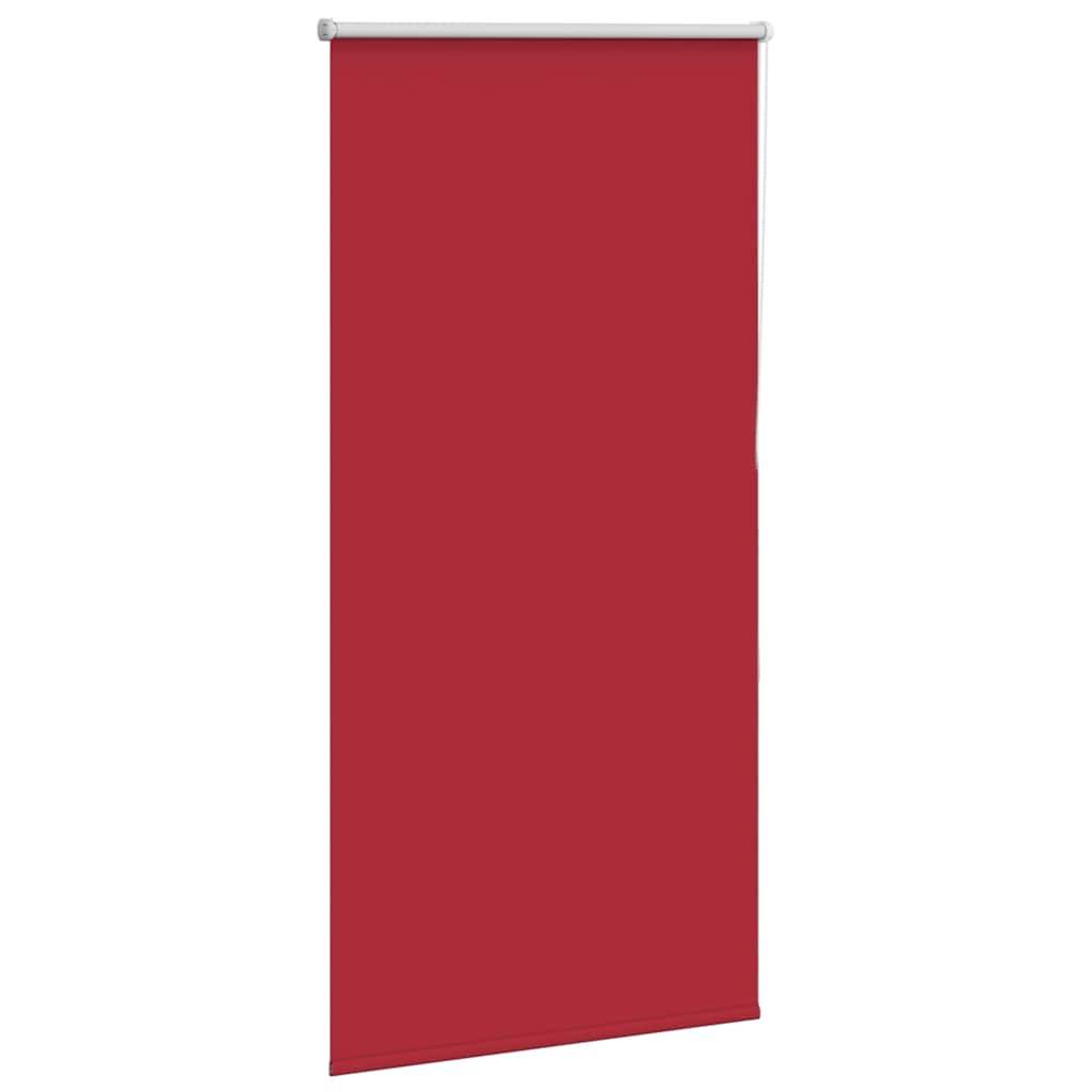vidaXL Verdunkelungsrollo Rot 80x130 cm Stoffbreite 75,7 cm Polyester