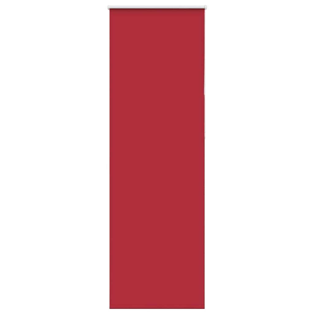vidaXL Verdunkelungsrollo Rot 85x230 cm Stoffbreite 80,7 cm Polyester