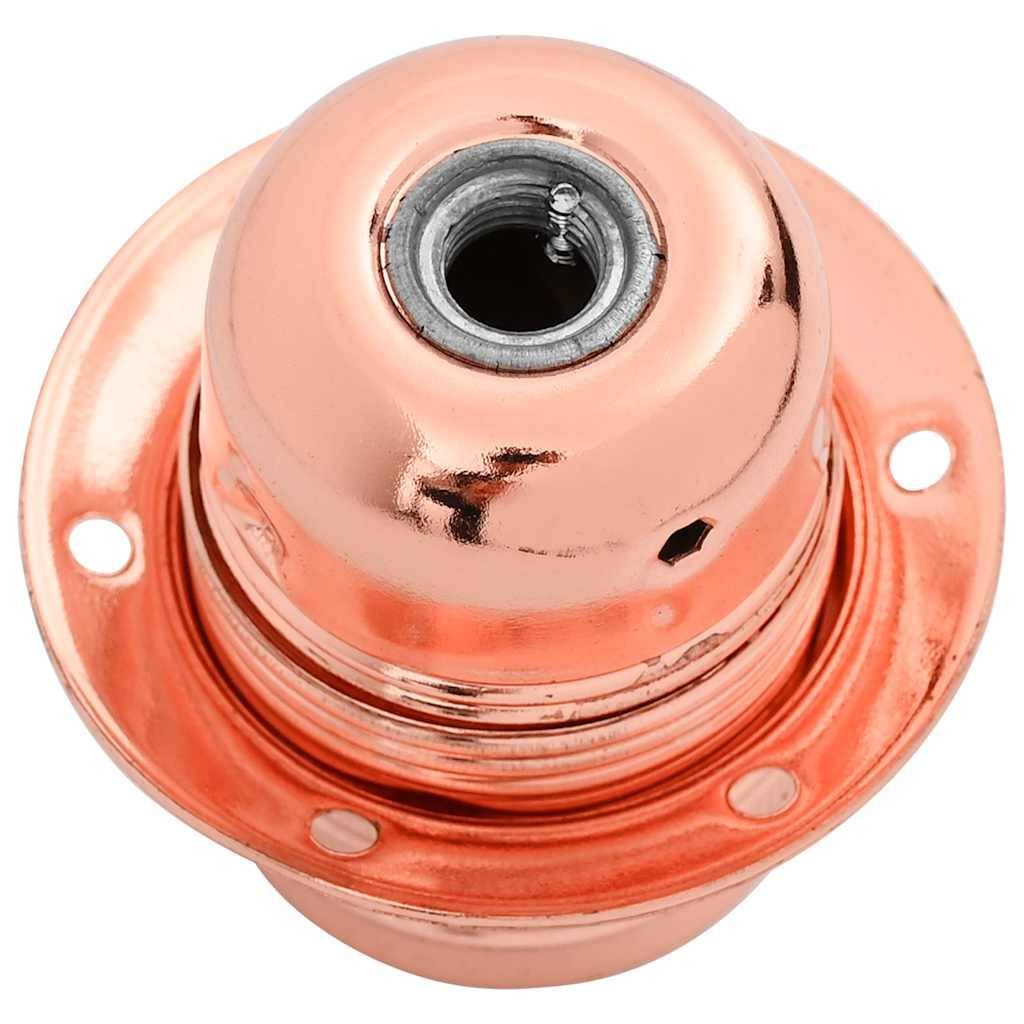 vidaXL Lampenfassungen 2 Stk. Rosegold E27