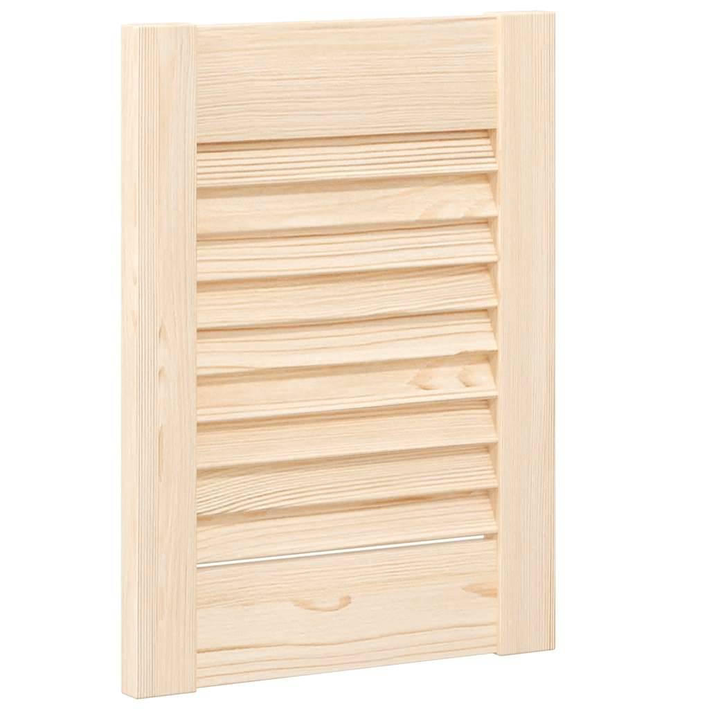 vidaXL Schranktüren Lamellen-Design 2 Stk. 39,5x29,5cm Massivholz