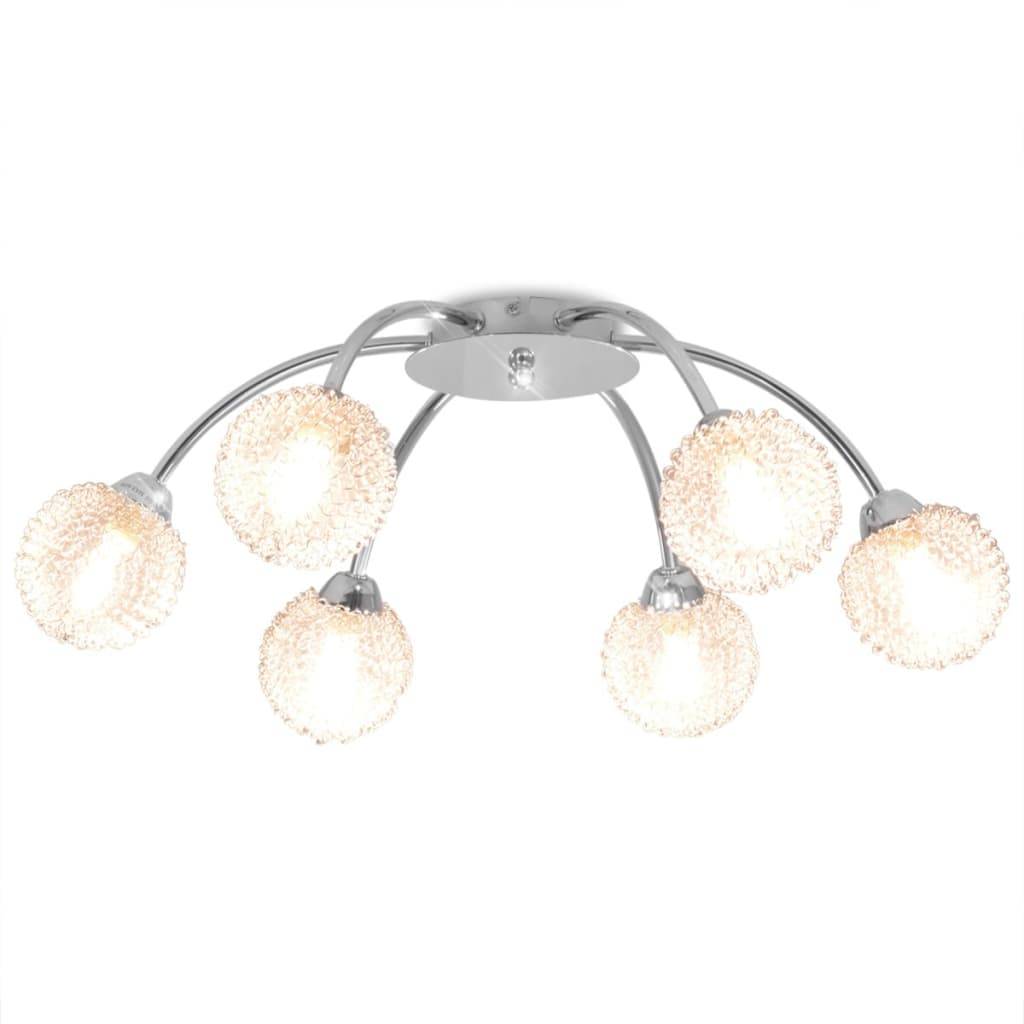 vidaXL Deckenleuchte mit 6 LED-Glühlampen G9 240 W