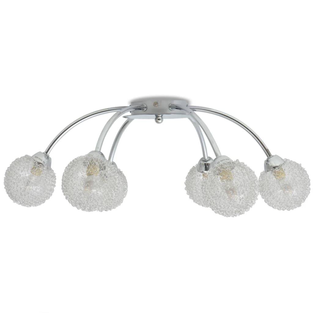 vidaXL Deckenleuchte mit 6 LED-Glühlampen G9 240 W