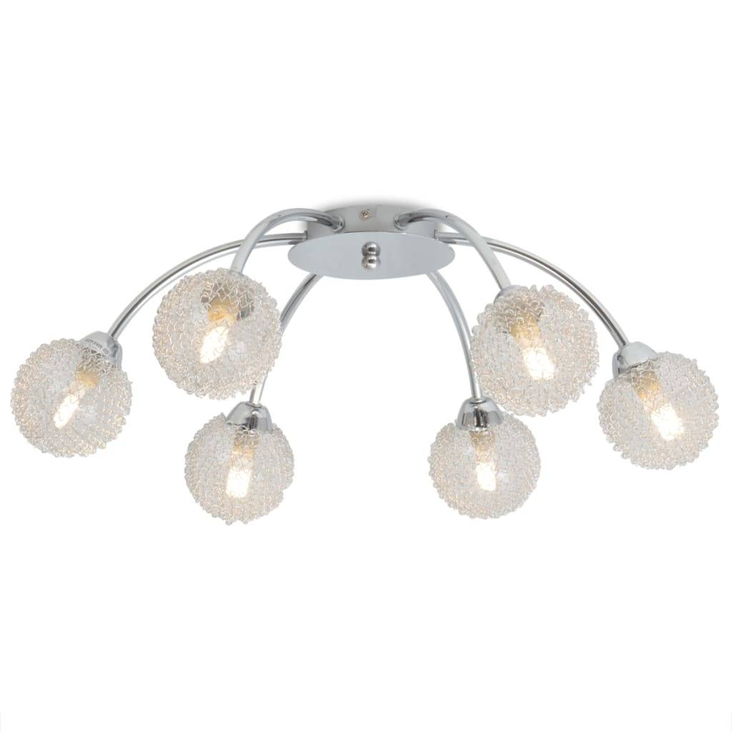 vidaXL Deckenleuchte mit 6 LED-Glühlampen G9 240 W