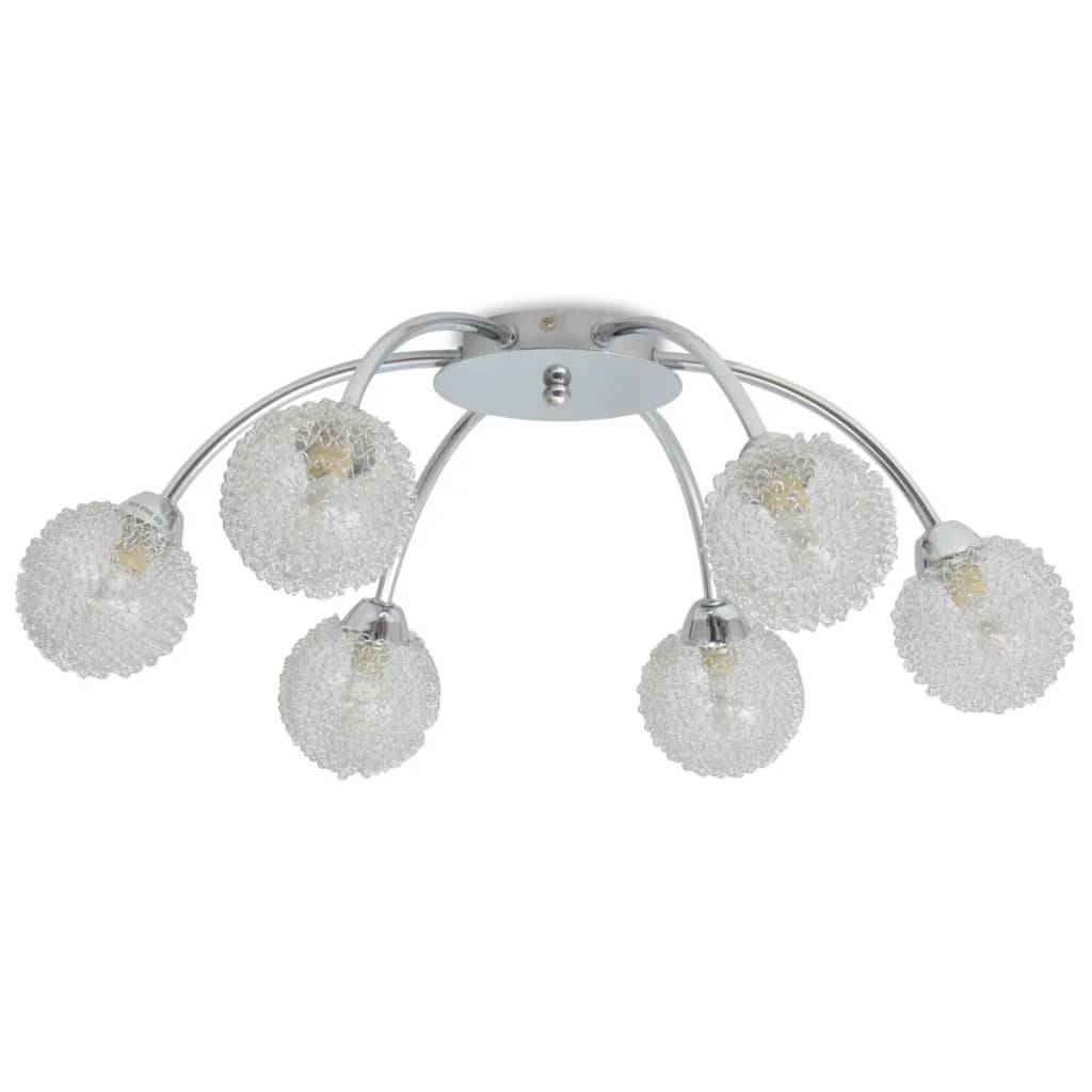 vidaXL Deckenleuchte mit 6 LED-Glühlampen G9 240 W