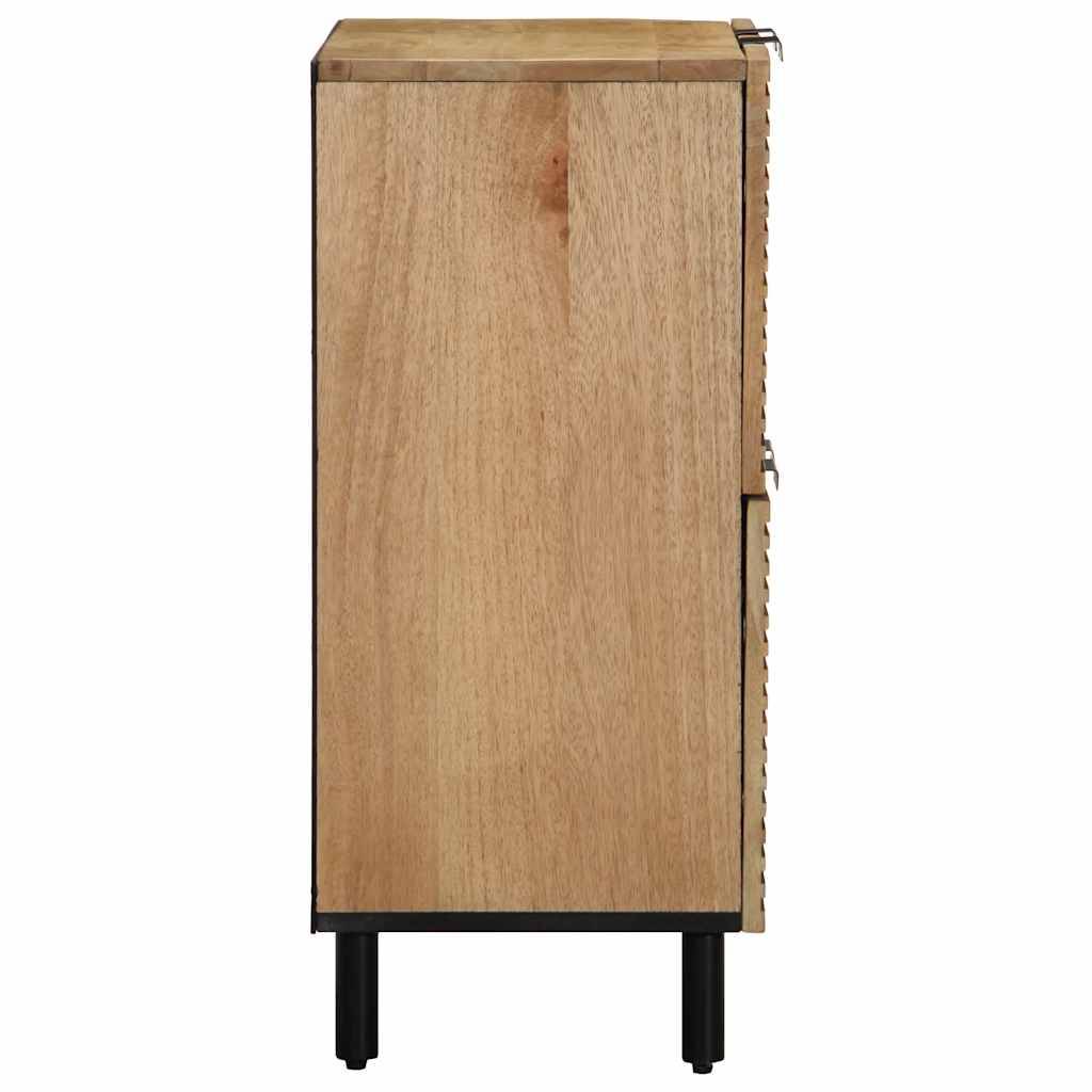 vidaXL Sideboard Braun 60x33x75 cm Massivholz Mango