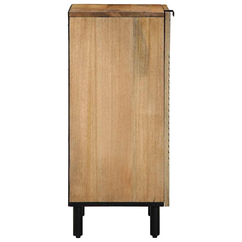 vidaXL Sideboard Braun 40x33x75 cm Massivholz Mango