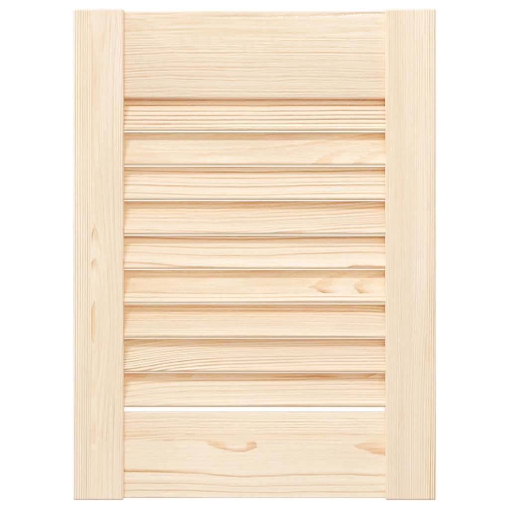vidaXL Schranktür Lamellen-Design 39,5x29,5 cm Massivholz Kiefer