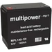 Multipower Blei-Akku MPL140-12I, AGM, Longlife, M6 Innengewinde Multipower Blei-Akku MPL140-12I, AGM, Longlife, M6 Innengewinde