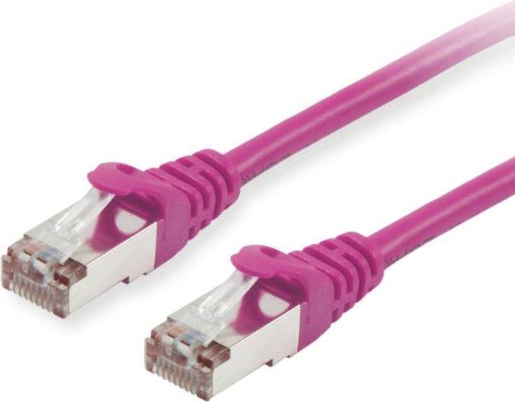 Equip Patchkabel Cat6 S/FTP 2xRJ45 50.00m lila LSZH Polybeutel Kabel RJ45 Cat.6
