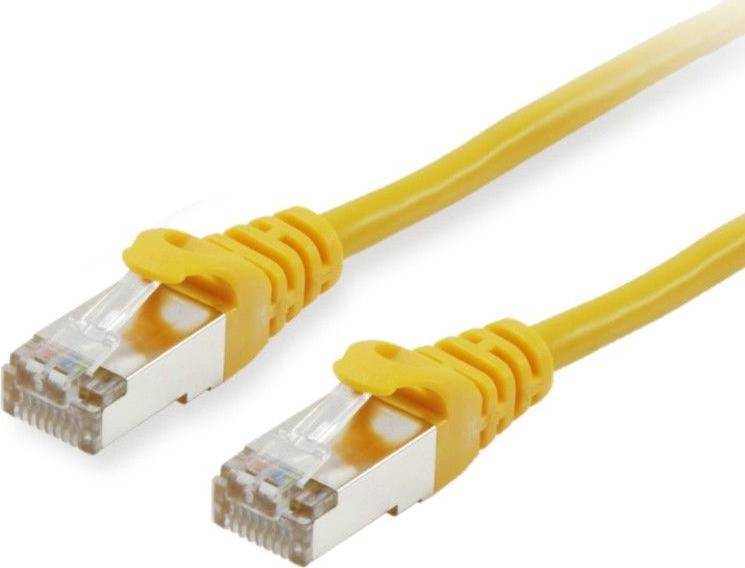 Equip Patchkabel Cat6 S/FTP 2xRJ45 50.00m gelb LSZH Polybeutel Kabel RJ45 Cat.6