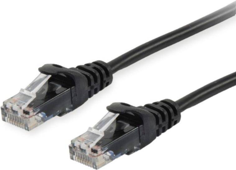 Equip Patchkabel Cat6 U/UTP 2xRJ45 1.50m schwarz PVC Polybeutel Kabel RJ45 Cat.6